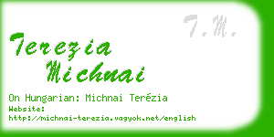 terezia michnai business card